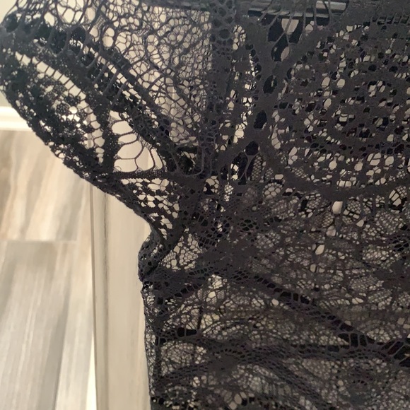 NOR Denmark black lace/crochet top size Xs - Picture 7 of 7